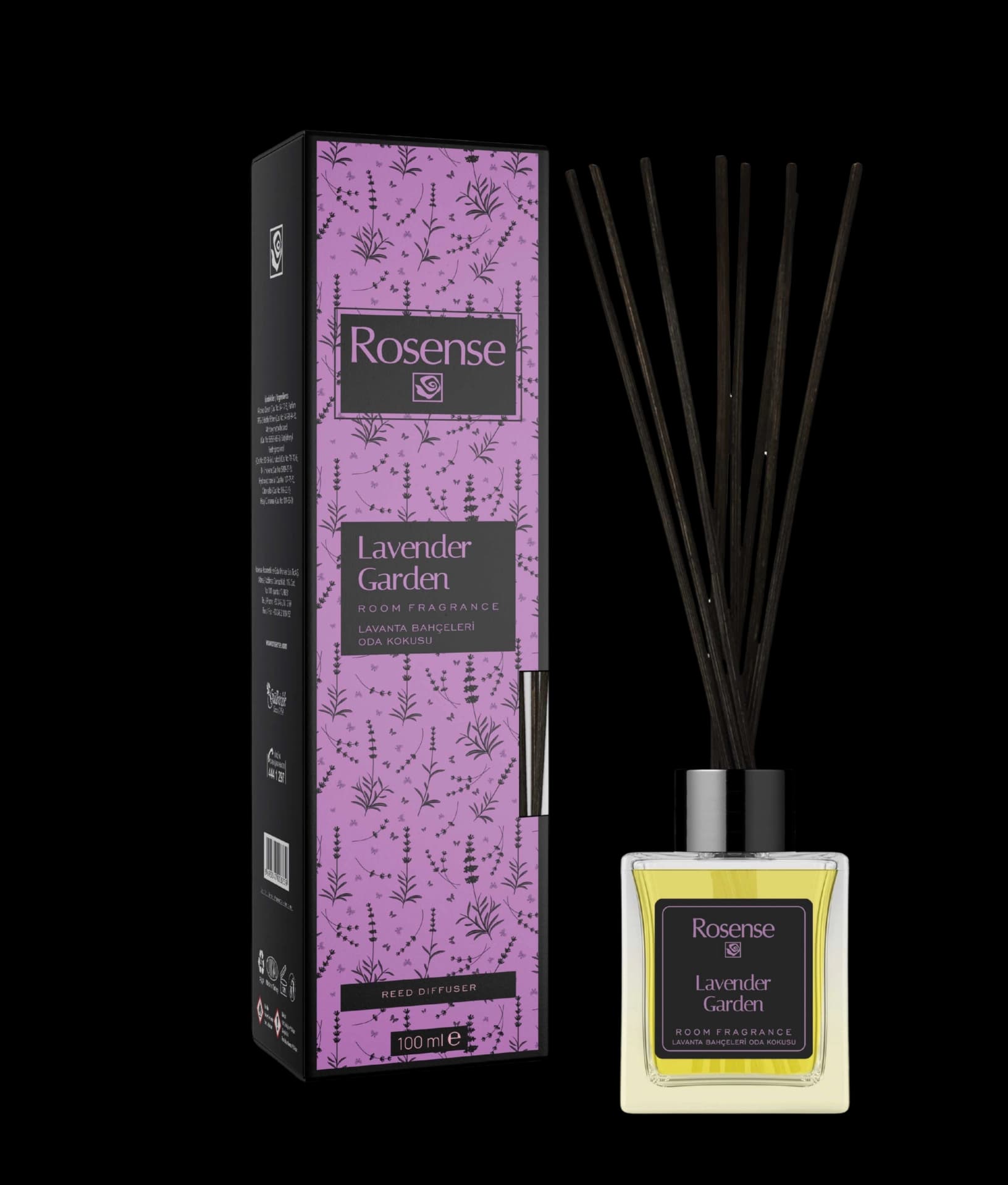 Bambu Çubuklu Lavanta Oda kokusu | Rosense® ürün görünümü