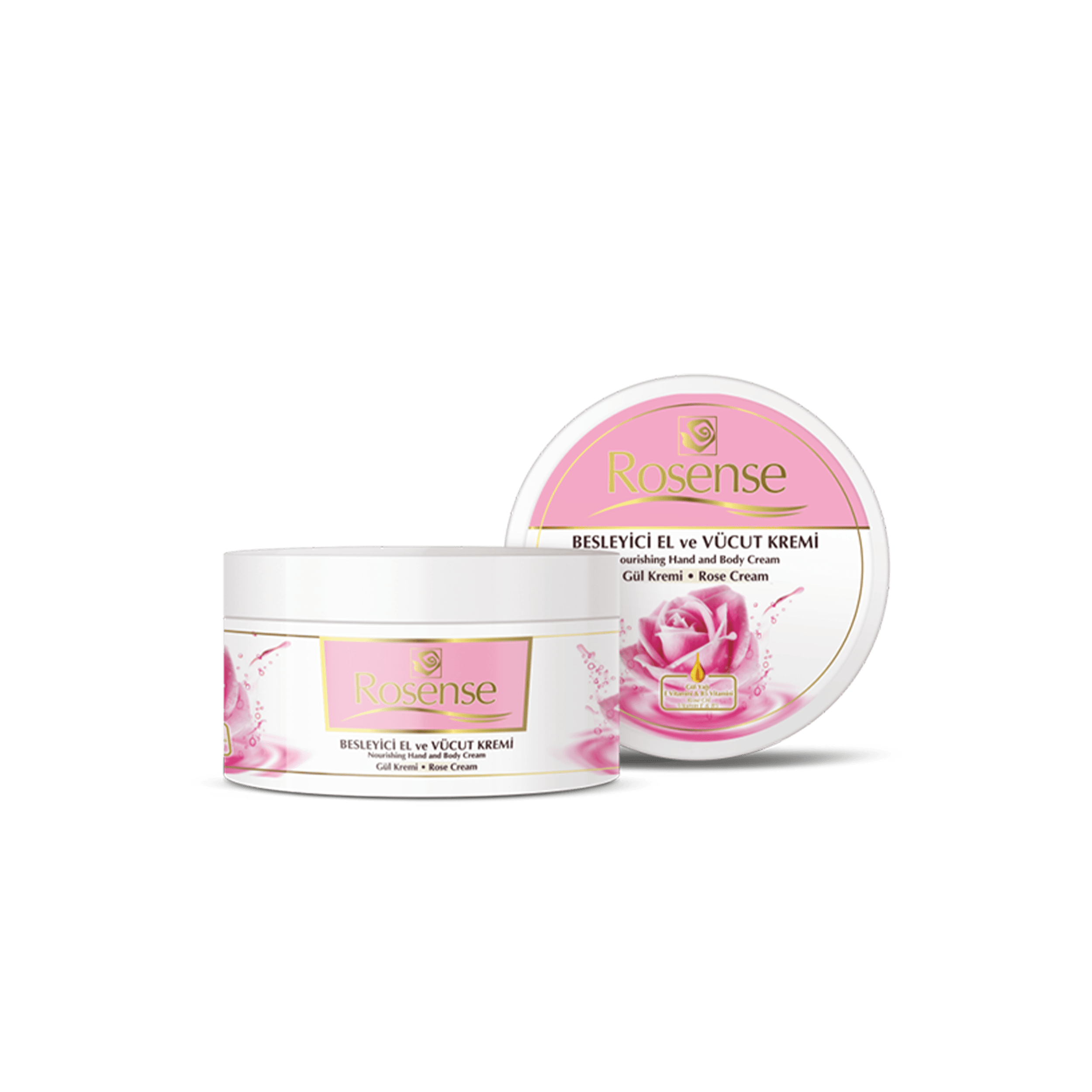 Besleyici El ve Vücut Gül Kremi - 250 ml | Rosense® ürün görünümü