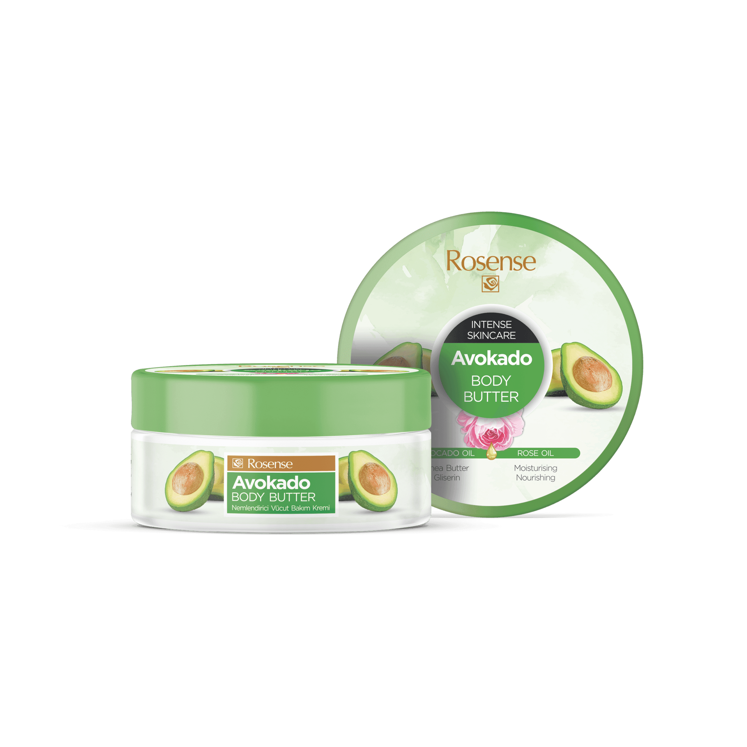Body Butter Avokado & Gül - 150 ml | Rosense® ürün görünümü
