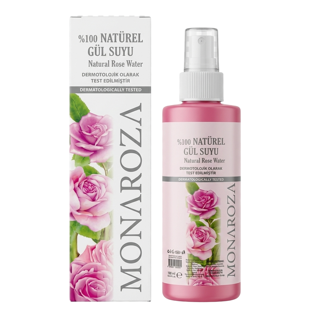 Naturel Gül Suyu Sprey 190 ml
