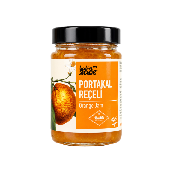 Portakal Reçeli 350 Gr - İnce Kabuklu & Aromatik