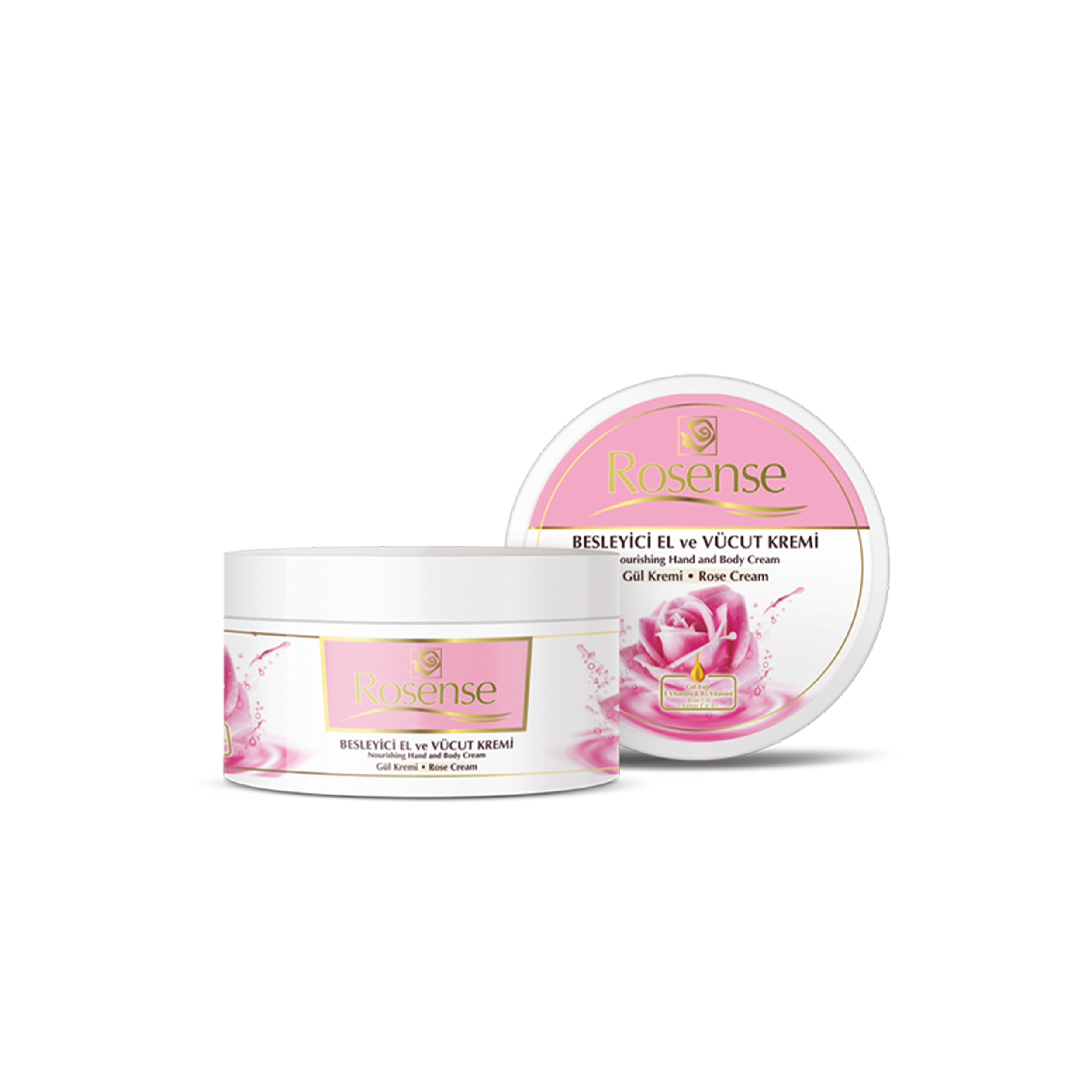 Besleyici El ve Vücut Gül Kremi - 250 ml | Rosense®